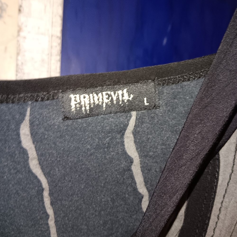 PRIMEVIL INSANE Y2K BLUE DRESS. L - Picture 4 of 5